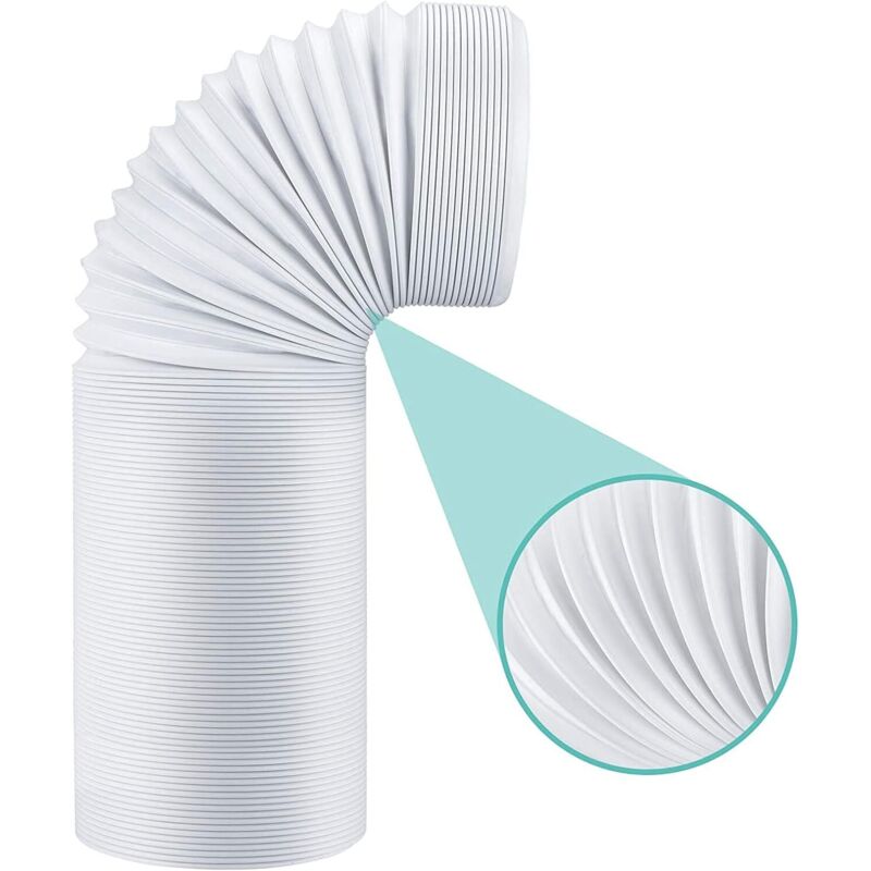 Furtun flexibil din PVC 13x200cm, pentru aparat de aer condiționat portabil, scurgere universală