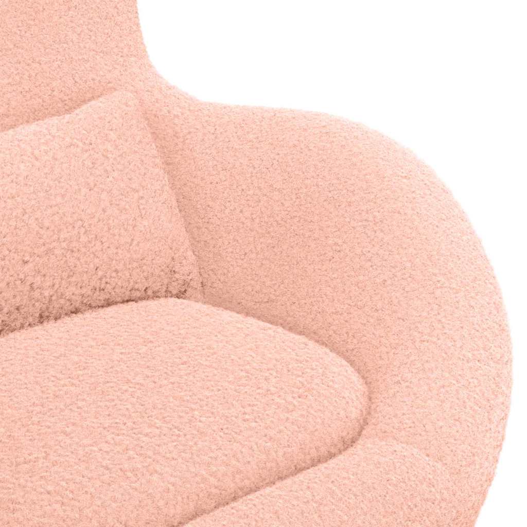 Poltrona uovo Rosa 63 x 73 x 90 cm Tessuto vidaXL - 7