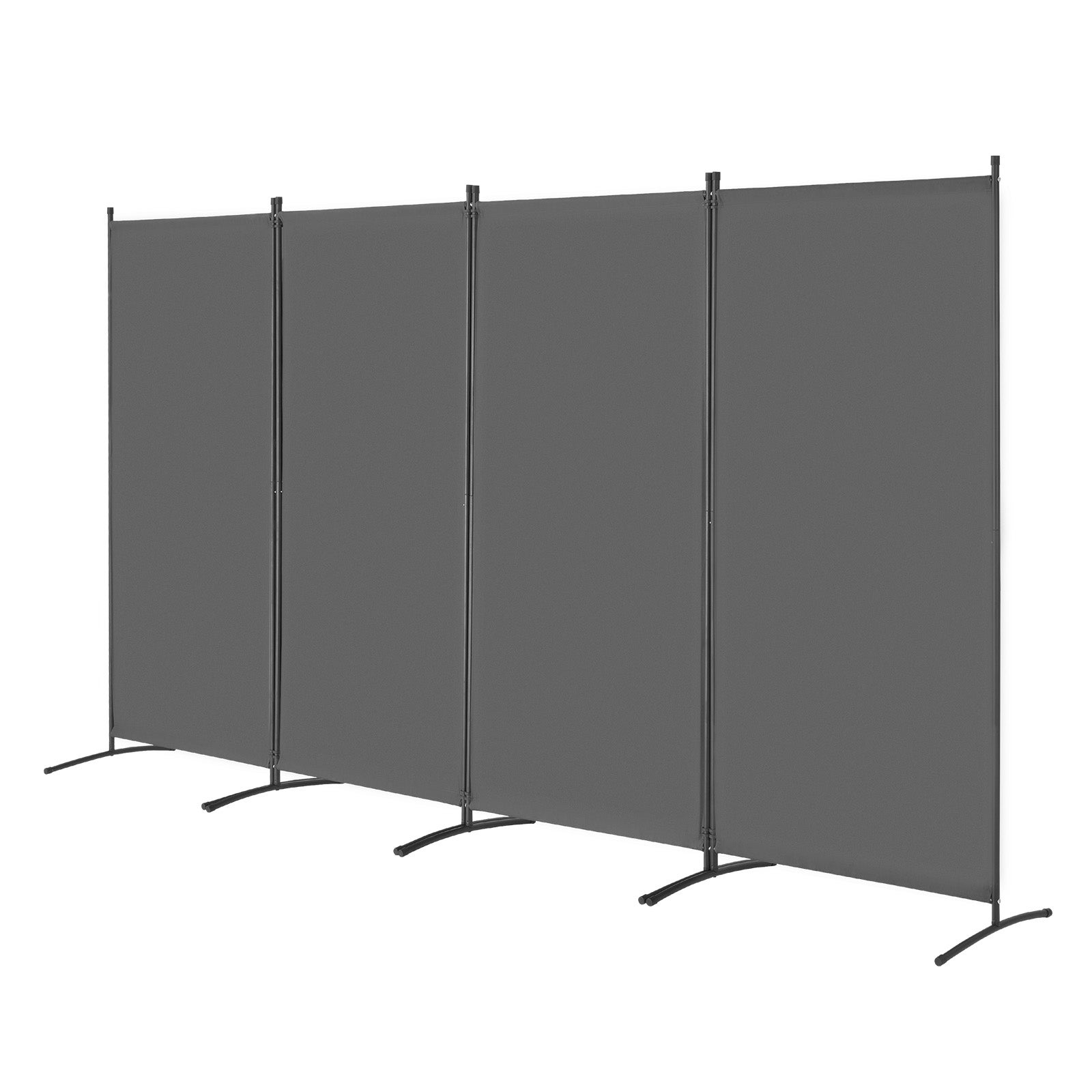Paravent Multifonctionnel VEVOR 4 Panneaux,Cloison Séparatrice 346,4 x 184 cm,Pliable,Brise-vue Bureau,Chambre,Gris - 9
