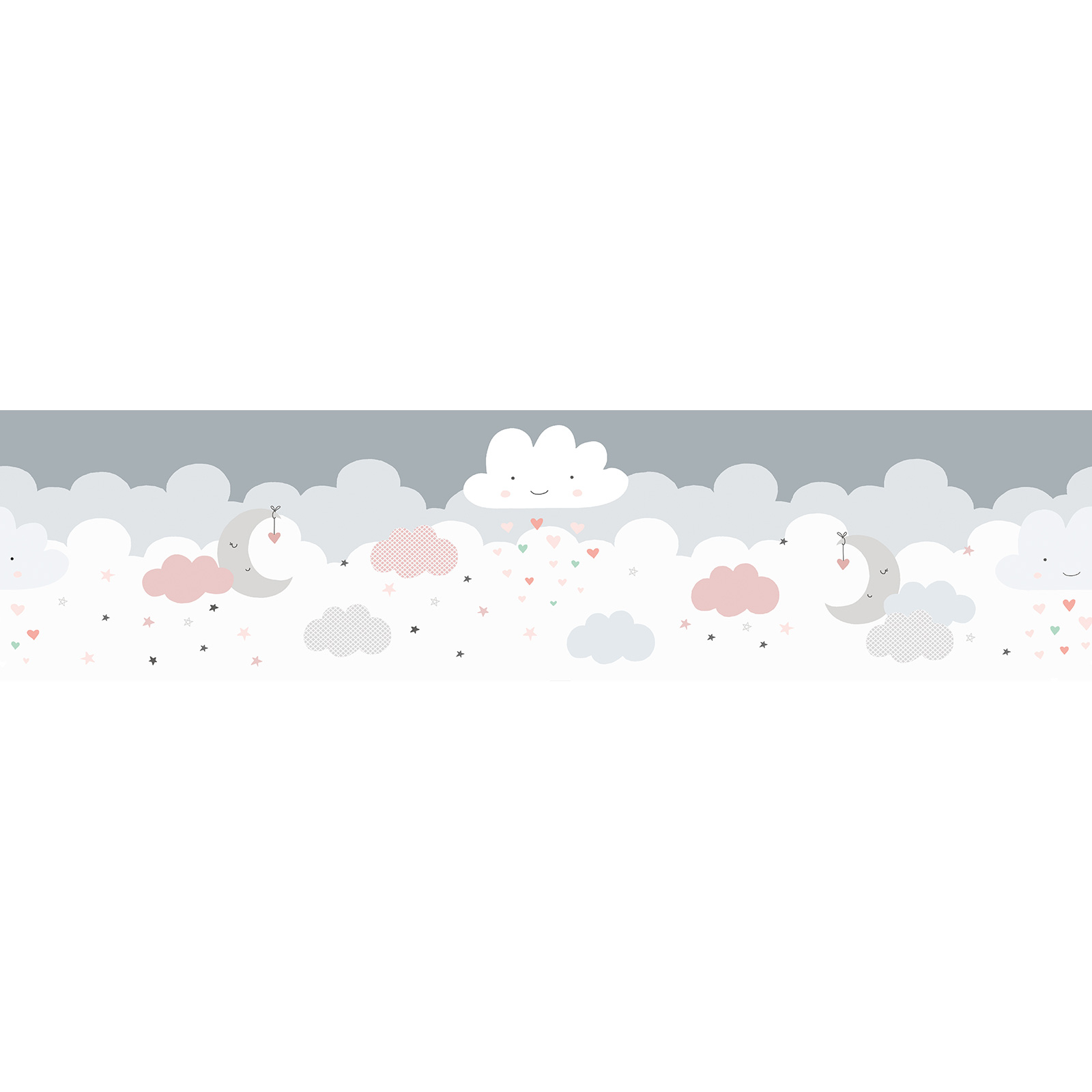 Appendiabiti Da Parete Per Bambini Julyfun - Design Nuvole, Autoadesivo, Senza Fori, Con 4 Ganci (29x14cm) - Foto 8