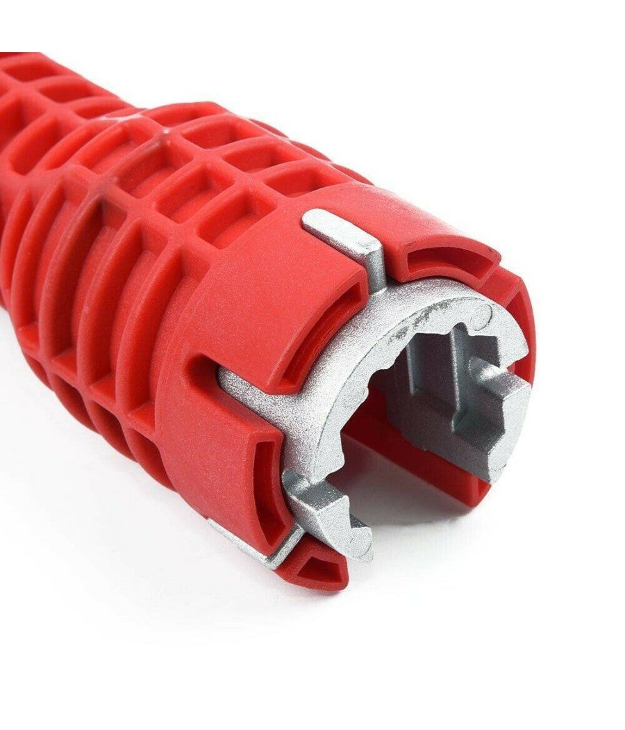 Chiave Multifunzione Per Rubinetti - 6 Misure M16-M28, Acciaio Inox, Per Fai Da Te E Professionisti