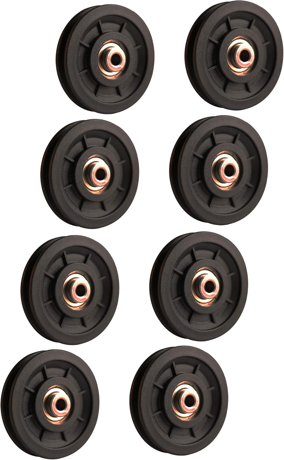 Roue De Poulie En Nylon 90mm Avec Roulement - Poulie De Remplacement Universelle Pour équipement De Fitness