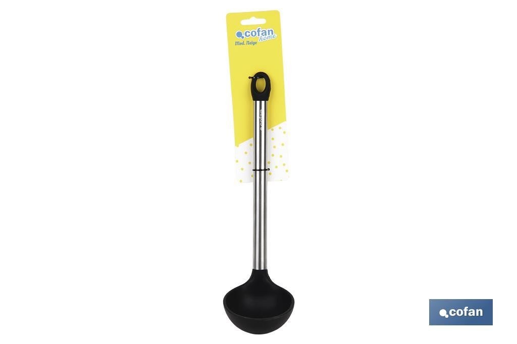 Cuchara Sopera Modelo Neige | Fabricada en Silicona con Mango Inox. | Medida: 32 cm | Resistente hasta 220&nbsp;°C - 2