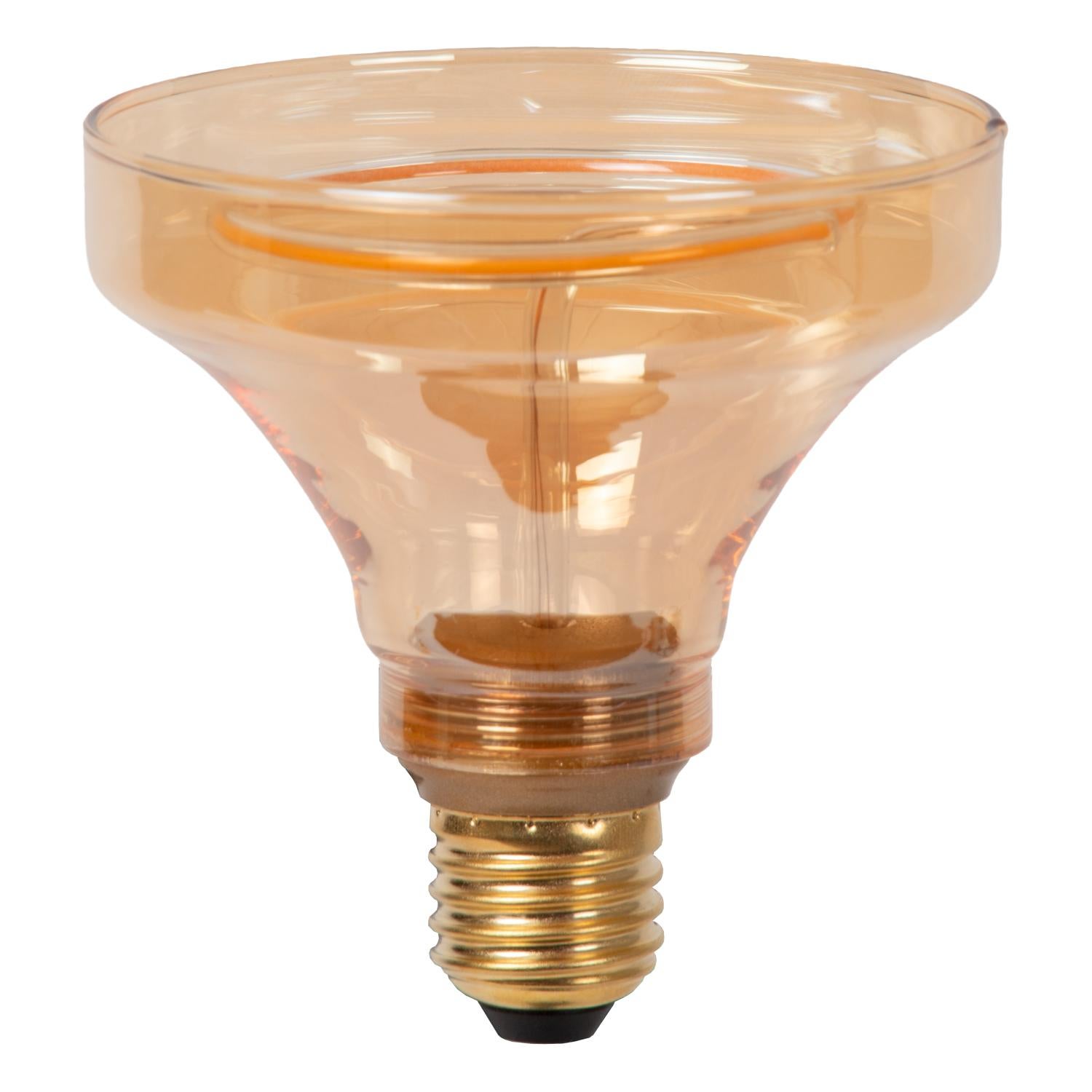 Ampoule filament GO100 - Ambre - 1xE27 - Lucide | Leroy Merlin