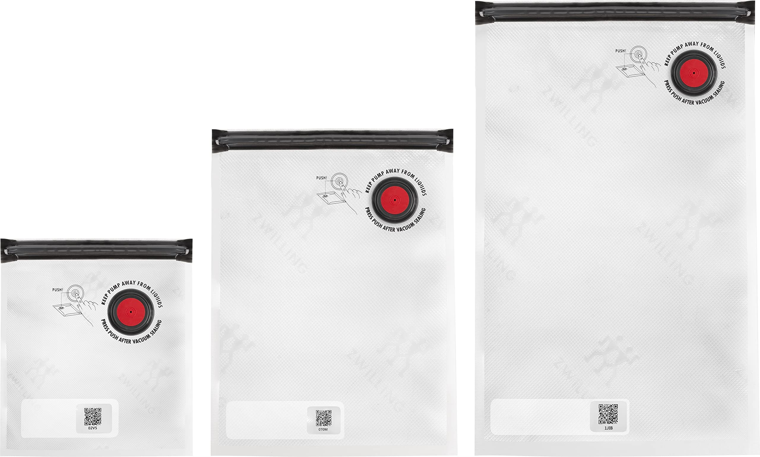 ZWILLING Fresh & Save - Set di sacchetti sottovuoto, 10 pezzi, misura