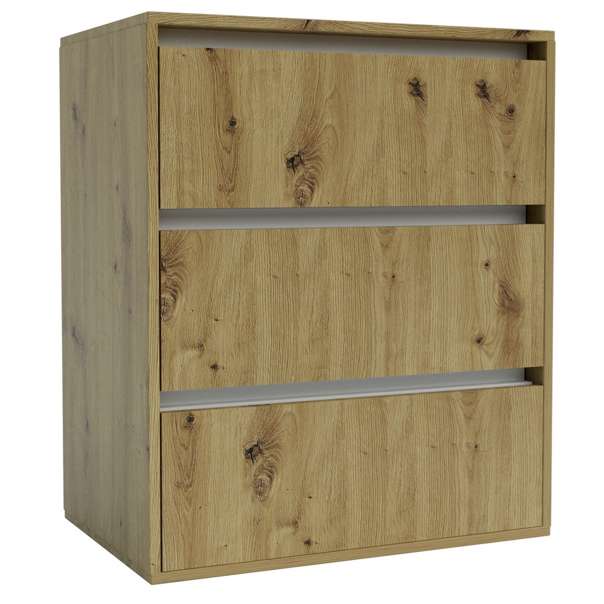 Komoda z Szufladami Idea, Płyta Wiórowa Melaminowa, Brązowy, Seven Design