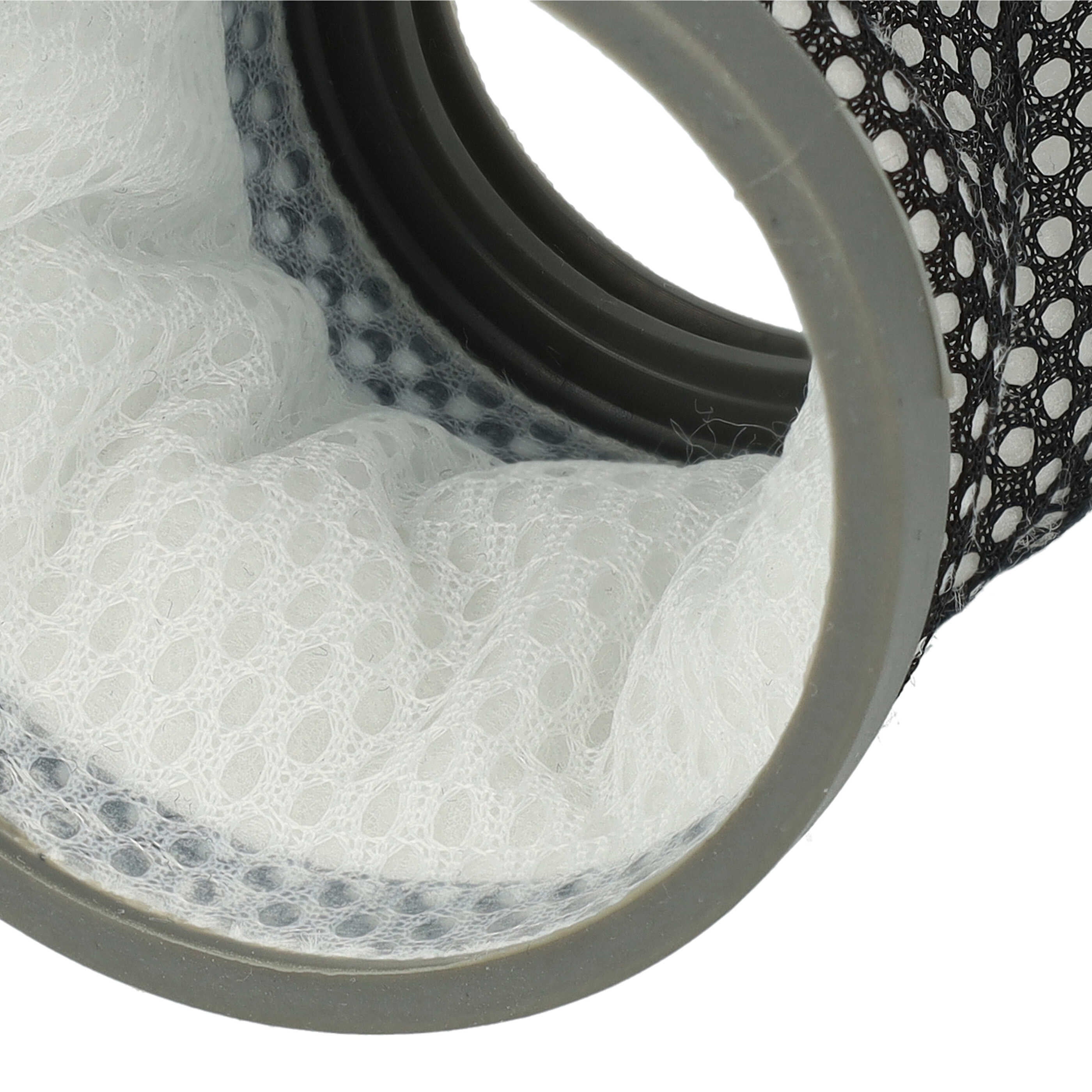 vhbw 1x Filtre remplacement pour Dirt Devil 0698002 pour aspirateur - filtre de sortie d'air, gris / noir / blanc - 5