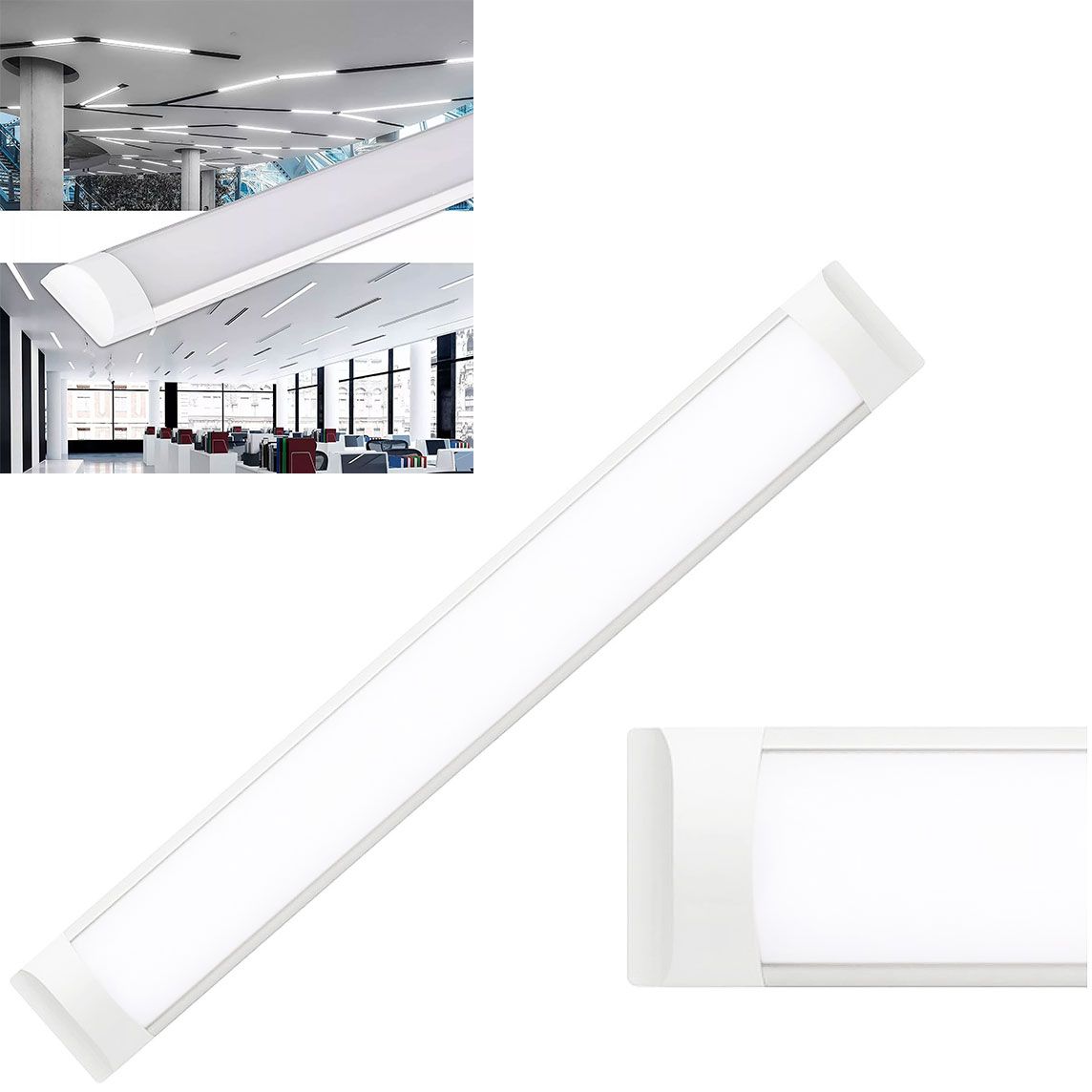 Panel Led Natynkowy Toolight Rsl009-18N Biały 60Cm