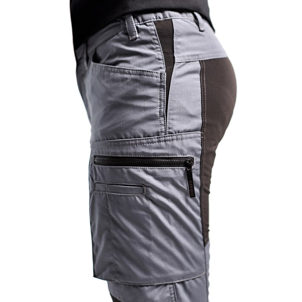 Pantalon de travail services stretch femme Blaklader polycoton Gris / Noir 44 - 4