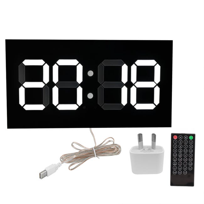 1.8 pouces Horloge murale de 6 chifes, couleur rouge Télécommande inarouge - Chine Horloge murale à LED, horloge numérique à LED 1.8 pouces Horloge murale de 6 chifes, couleur rouge Télécommande inarouge - Chine Horloge murale à LED, horloge numérique à LED