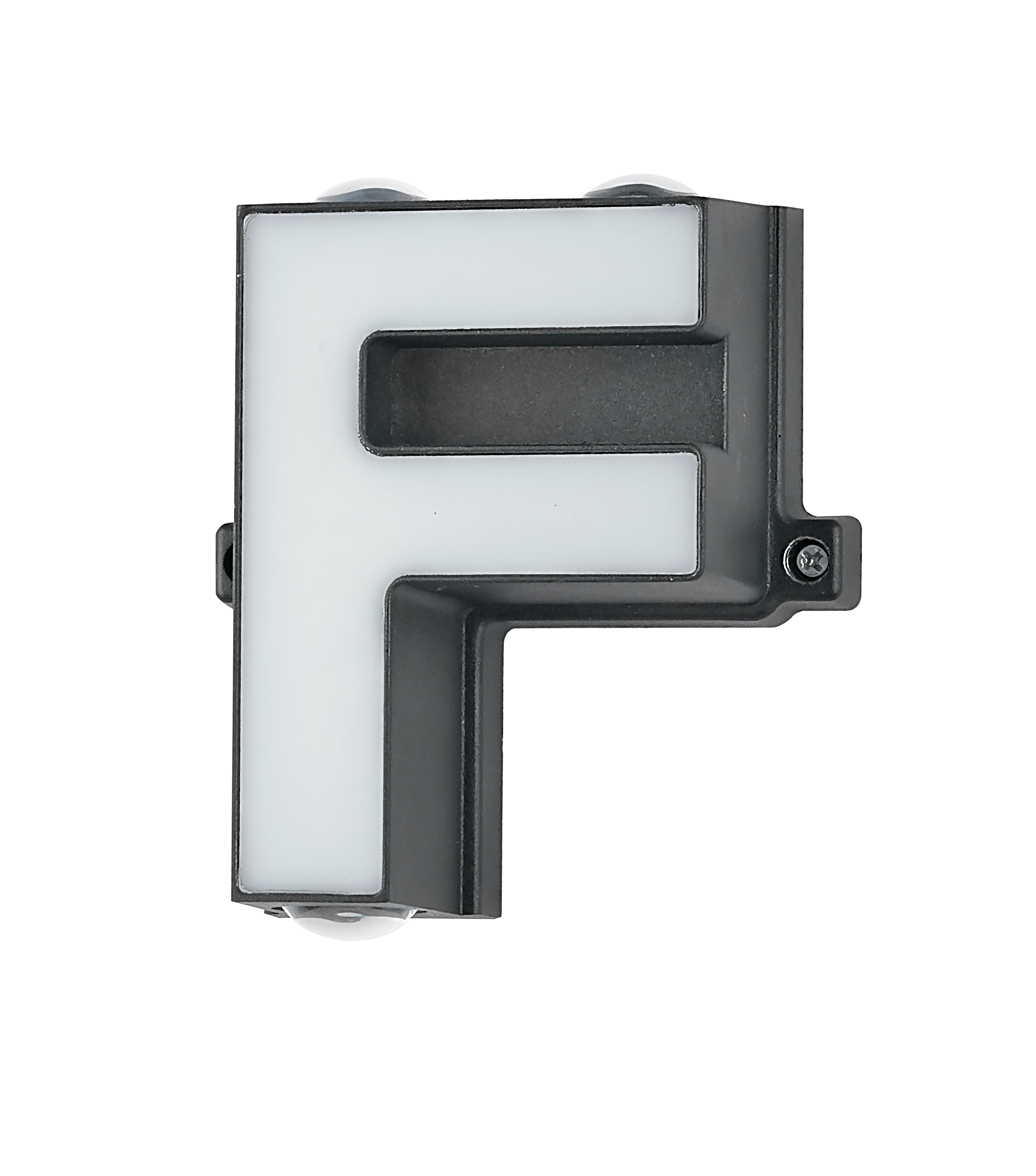 Litera F, litera ścienna 220V Aluminiowy napis 13 * 5,5 cm