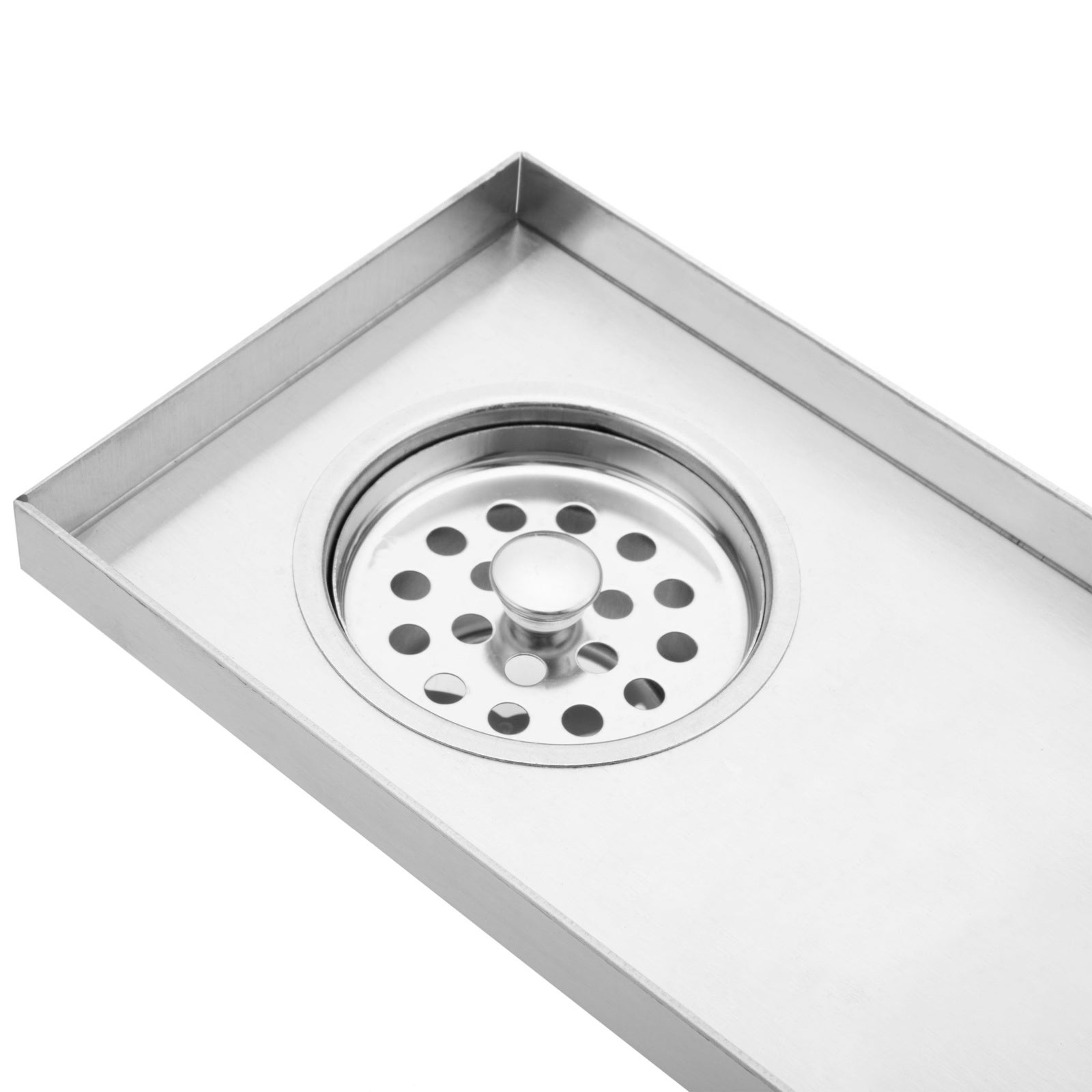 Canaletta di scarico con griglia a pavimento 60x10 cm - 3