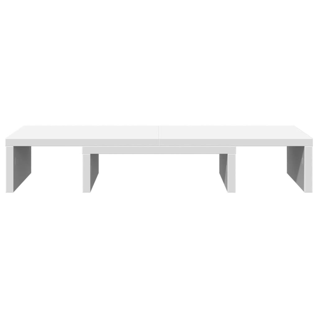 Support de moniteur | Support d'écran réglable blanc bois d'ingénierie CFW310778 - 4