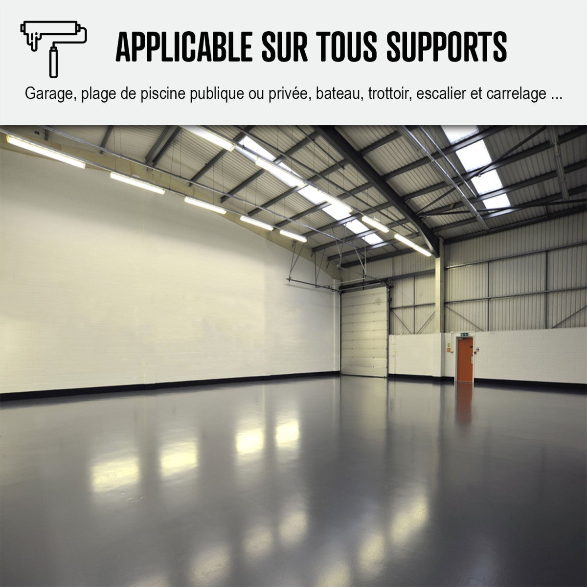 Peinture antidérapante pour sol extérieur - SOLTHANE RD Telegris 4 - RAL 7047 - 6 kg - ARCANE INDUSTRIES - 4