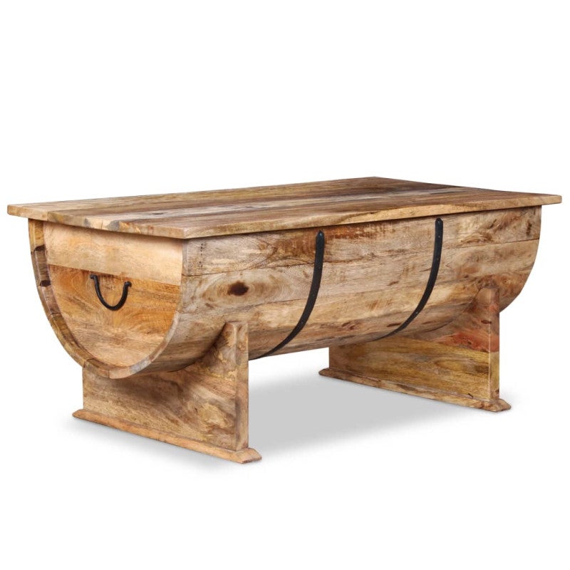 Table basse Bois de manguier massif 88x50x40 cm - 4