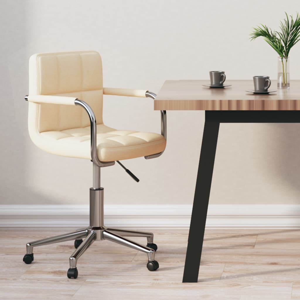 Chaise De Bureau HNNHOME - Pivotante, Rembourrée Tissu - Hauteur Réglable - Pour Maison Ou Bureau - Multicolor