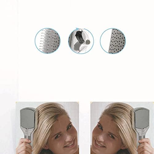 Pommeau De Douche à Main Style Américain - Chromé - 5 Jets - Avec Flexible Et Support