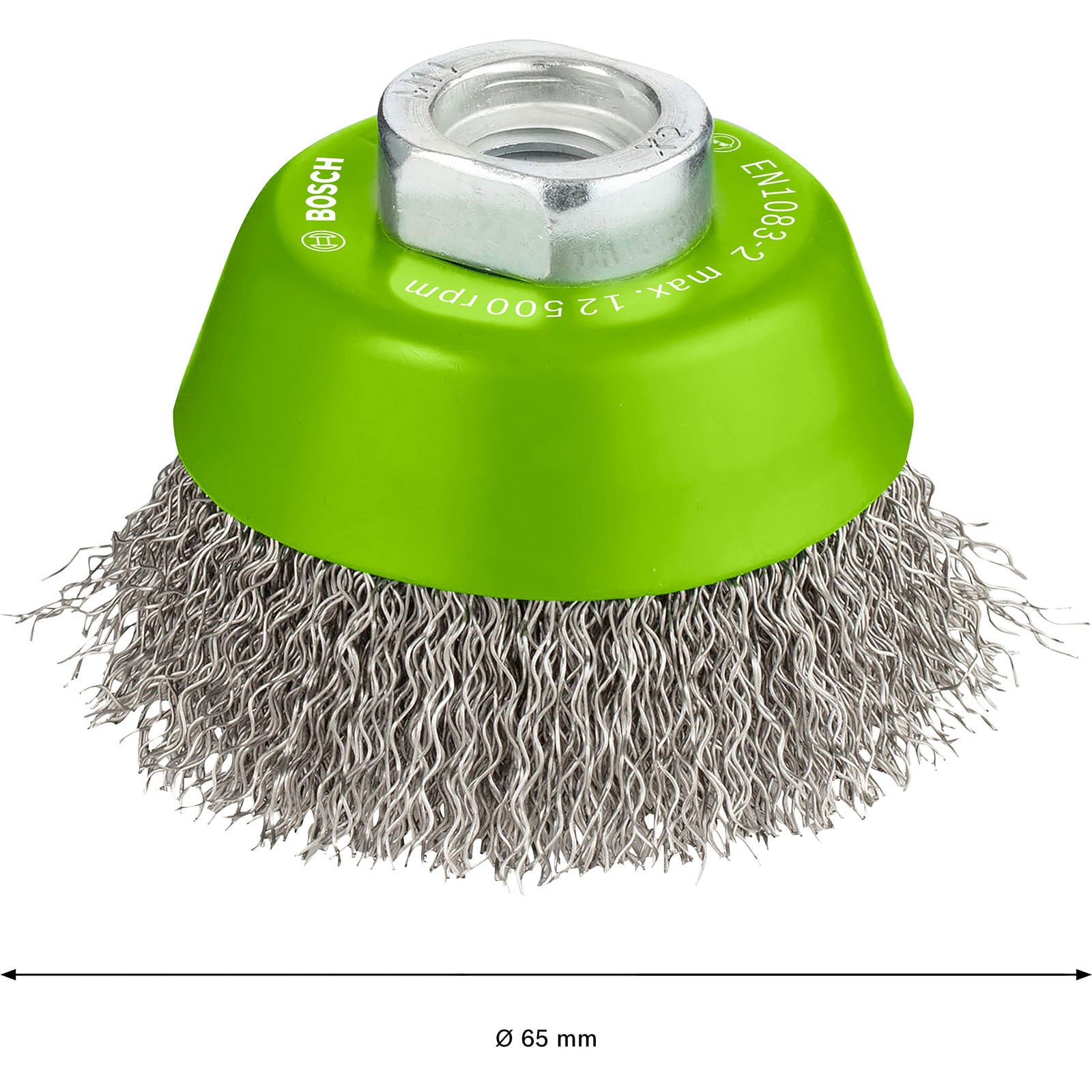 Bosch PRO Szczotka garnkowa ze stali nierdzewnej do czyszczenia 65 x 0,30 mm gwint - 2608622061 - 4