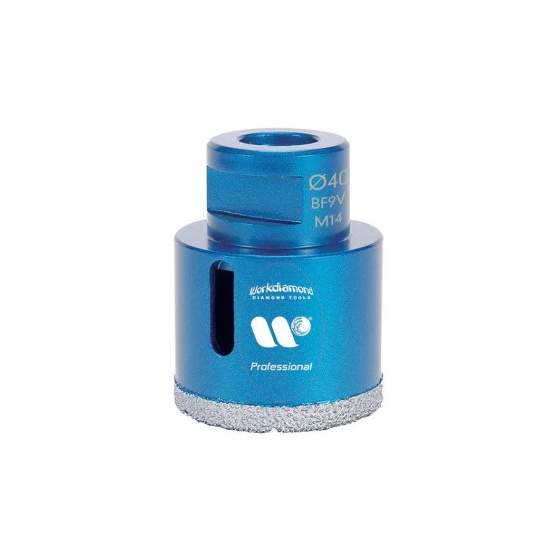 Trépan diamanté 20mm pour meuleuse avec filetage M14 - Usage
