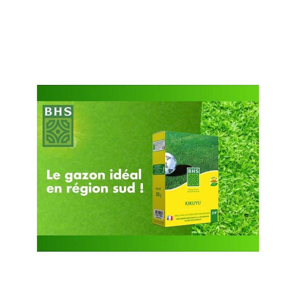 Gazon Kikuyu BHS , 25m² , boite de 300 grs - 2