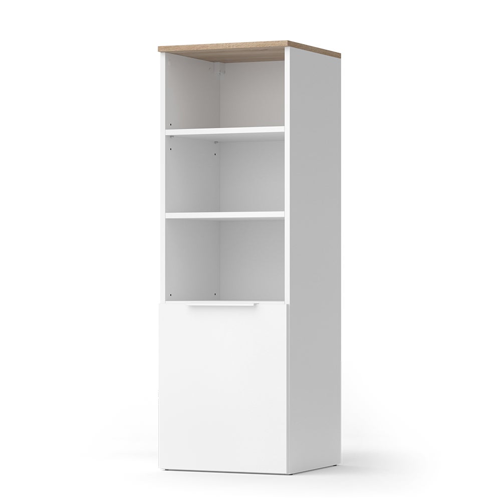 Vicco Szafka uniwersalna Wido, Biały/Sonoma, 40.2 x 120 cm z drzwiami