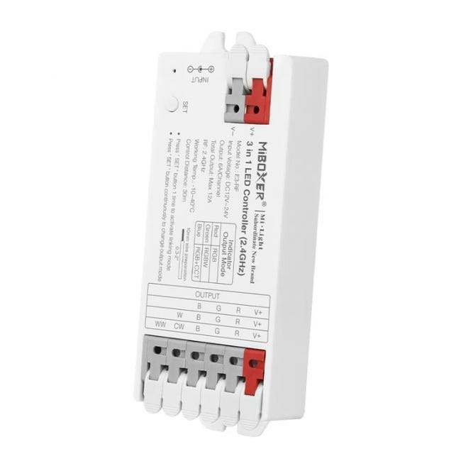 Controller LED 3 in 1 E3-RF (2,4 GHz) - (RGB / RGBW / RGB+CCT) | Leroy ...