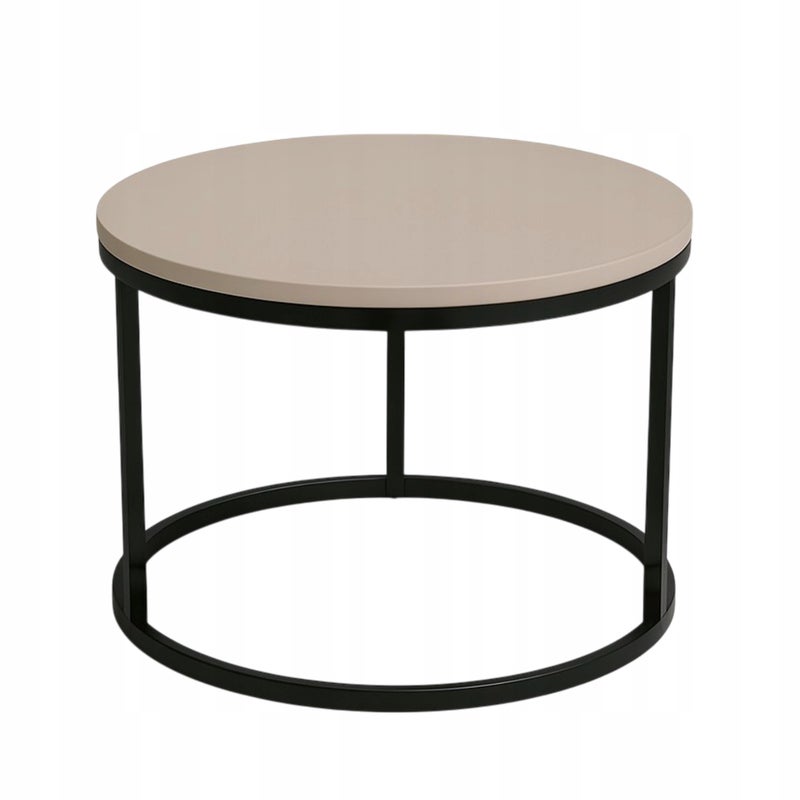 Stolik Kawowy KASZMIR 60 cm Metal Minimalizm Industrialny Styl SOFT LOFT