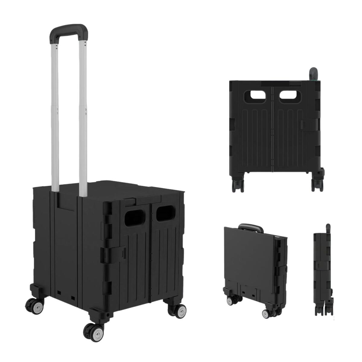 Chariot de Courses, Chariot de supermarché Pliable avec 2 Roues Chariot de Courses, Chariot de supermarché Pliable avec 2 Roues