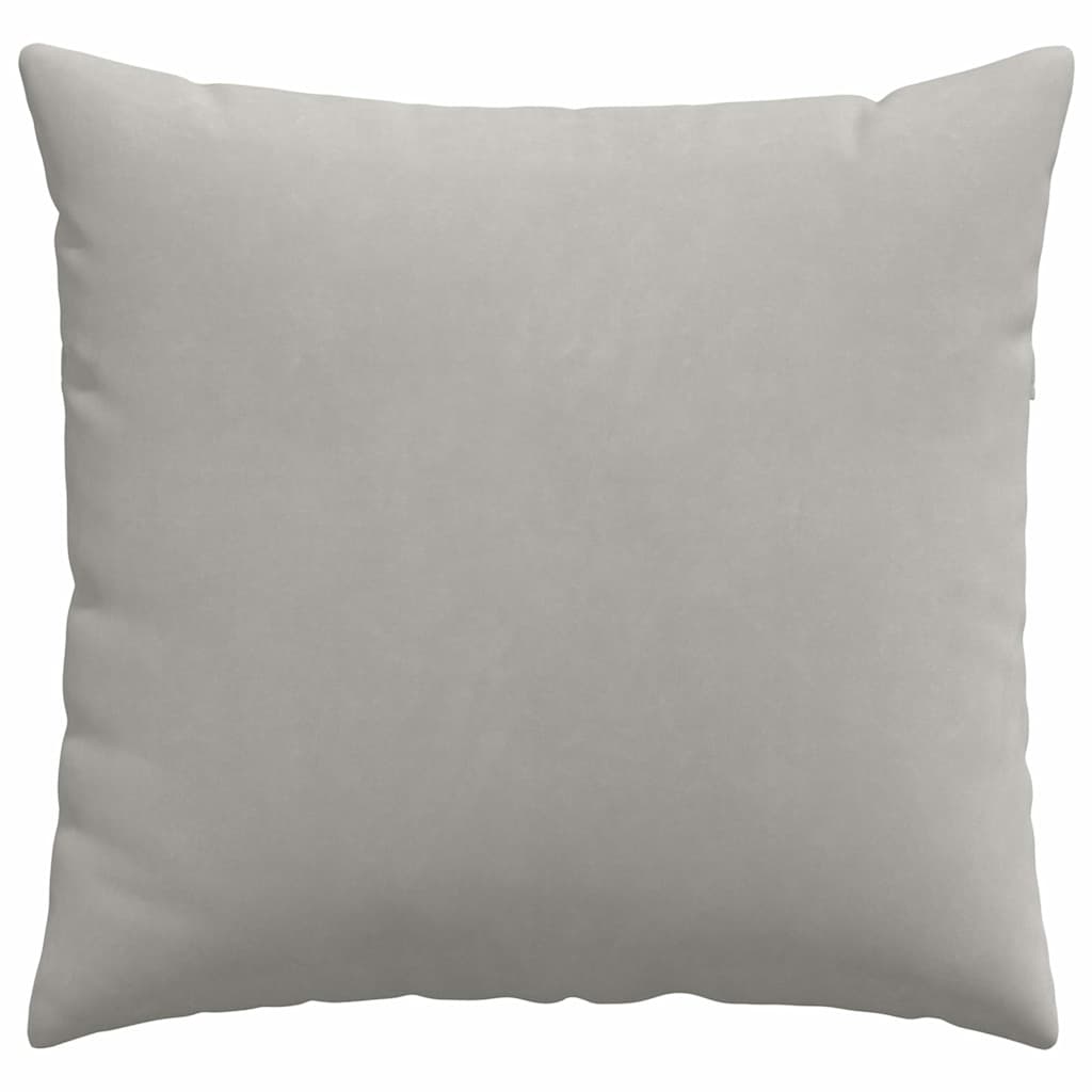 Coussins de canapé 2 pcs Gris clair 50 x 50 cm tissu vidaXL - 6