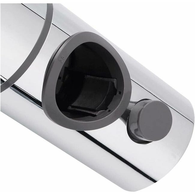 Supporto per soffione doccia, supporto universale girevole a 360°, sostituibile con asta doccia da 25 mm. | Leroy Merlin Supporto per soffione doccia, supporto universale girevole a 360°, sostituibile con asta doccia da 25 mm. | Leroy Merlin