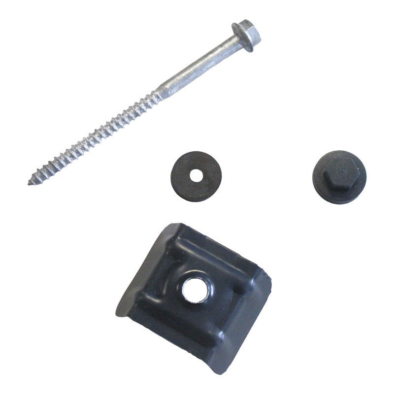 Kit 50 fixations plaques acier nervurées 900/25 - Gris anthracite RAL 7016 - 3