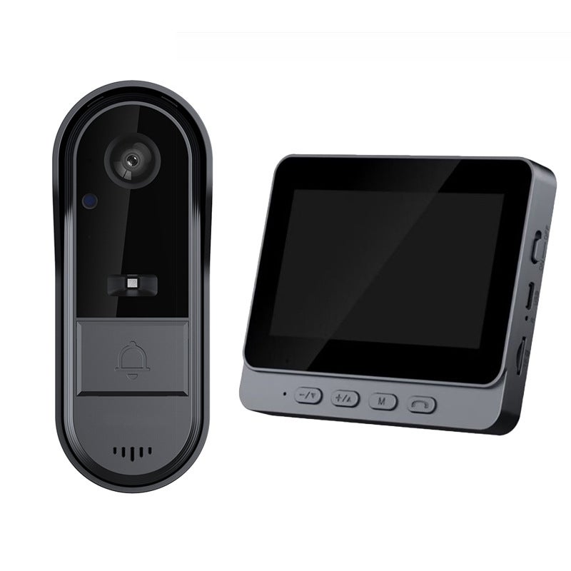 Videocitofono intelligente M15S con occhio di gatto, wireless per casa ...
