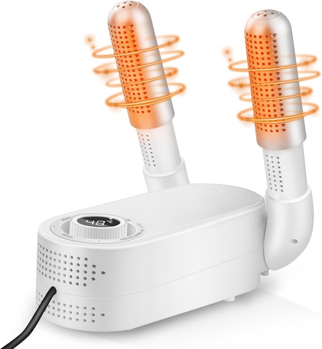Suszarka do butów, suszarka do rękawiczek z inteligentnym timerem, składana konstrukcja i szybkoschnąca elektryczna suszarka do butów, eliminuje (wty