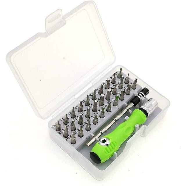 Zestaw precyzyjnych wkrętaków, 32 w 1 Mini zestaw wkrętaków, klucze imbusowe, narzędzia do naprawy dla iPhone'a, laptopów, zegarków, biżuterii, zabawe