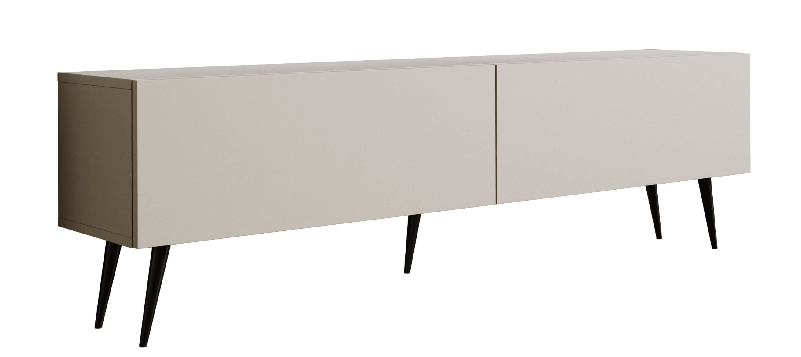 Szafka RTV : Kaszmir, czarne nogi, 170 x 32 x 52 cm