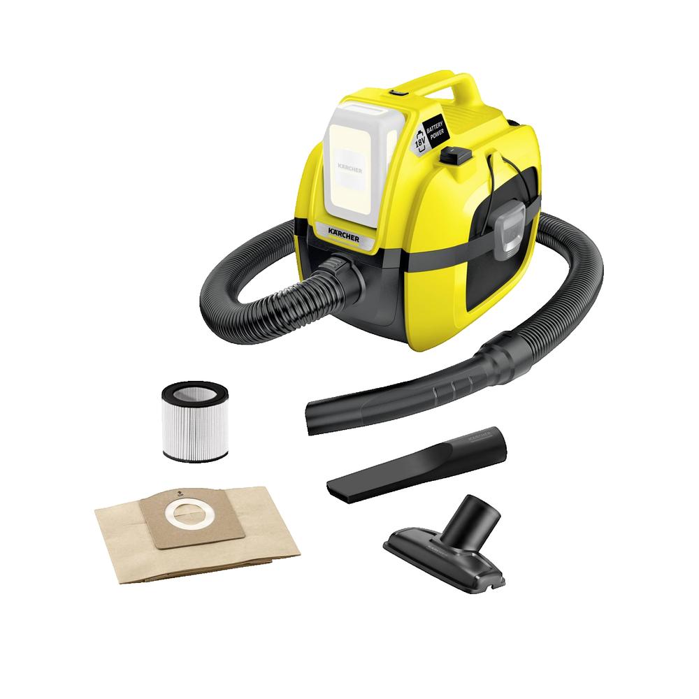 Leroy Merlin Limpiador multiuso de batería de 18v wd 1 batería compacta