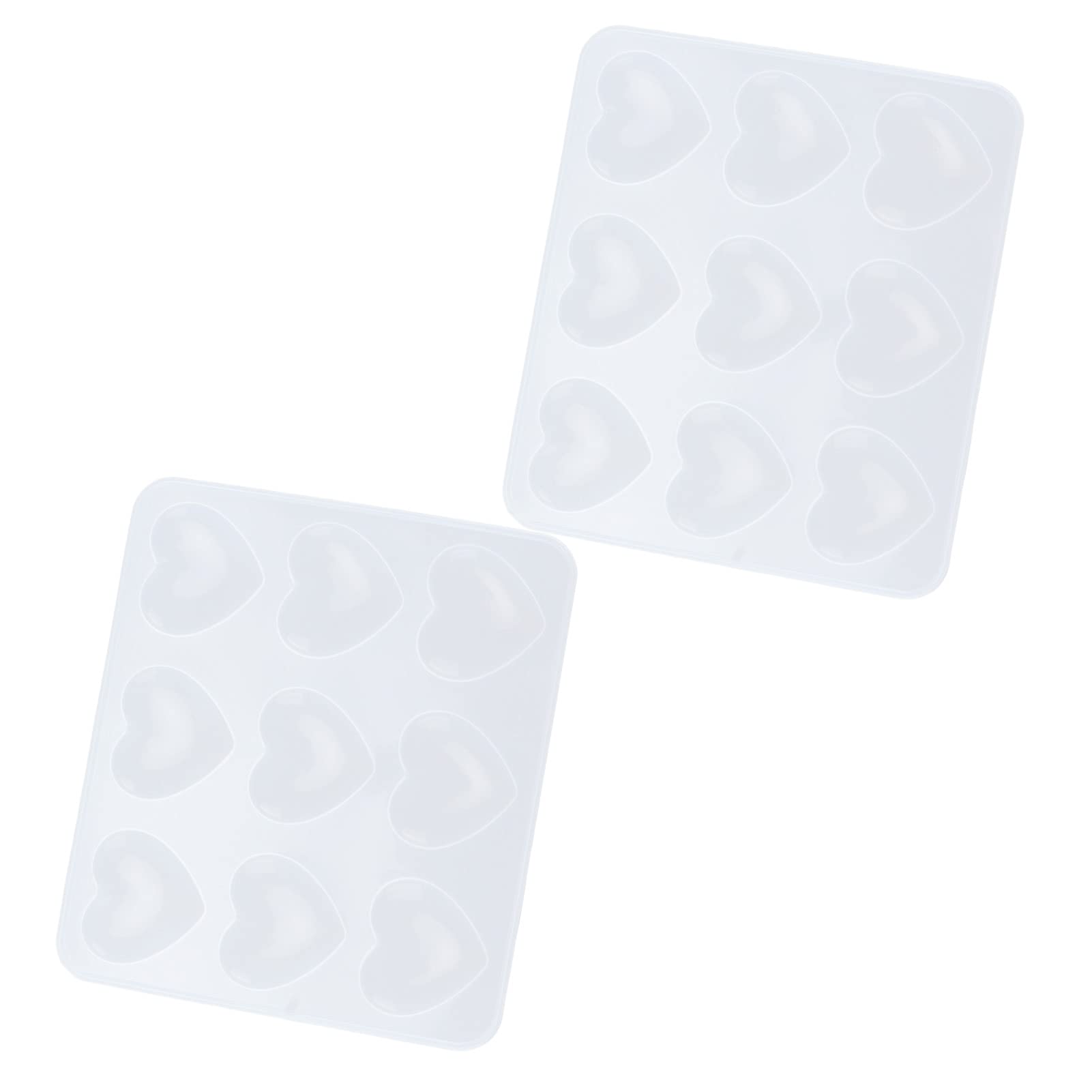 Stampo in silicone morbido a forma di Cuore profondo per resina epossidica