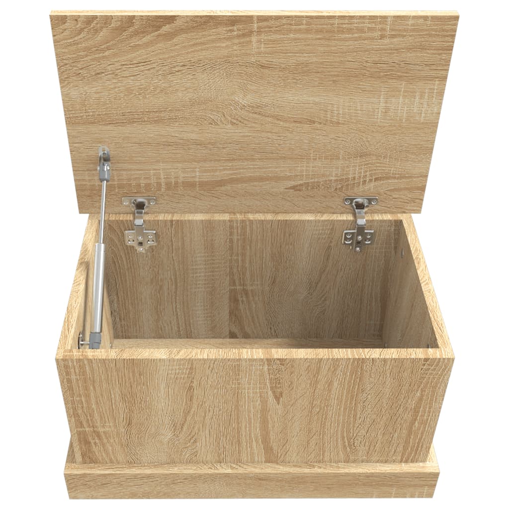 Boîte de rangement chêne sonoma 50x30x28 bois d'ingénierie - 8