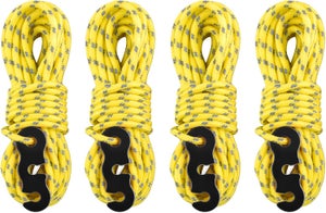 Lot De 10 Tendeurs Phosphorescents Pour Tente De Camping Avec Trou De 2