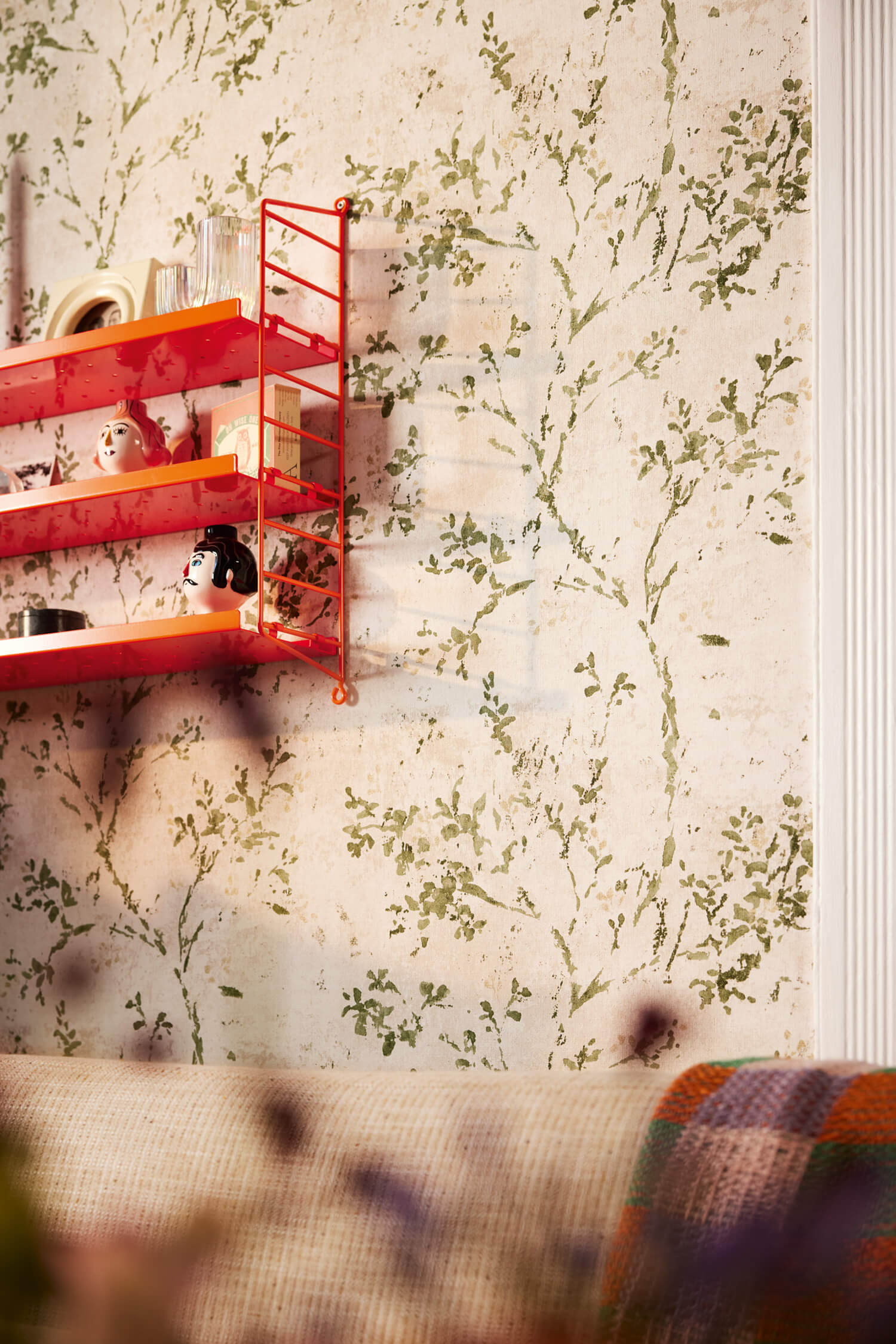 Profhome 396504-GU Papel de parede no estilo da Provence ligeiramente texturizado fosco 5,33 m2 - 6