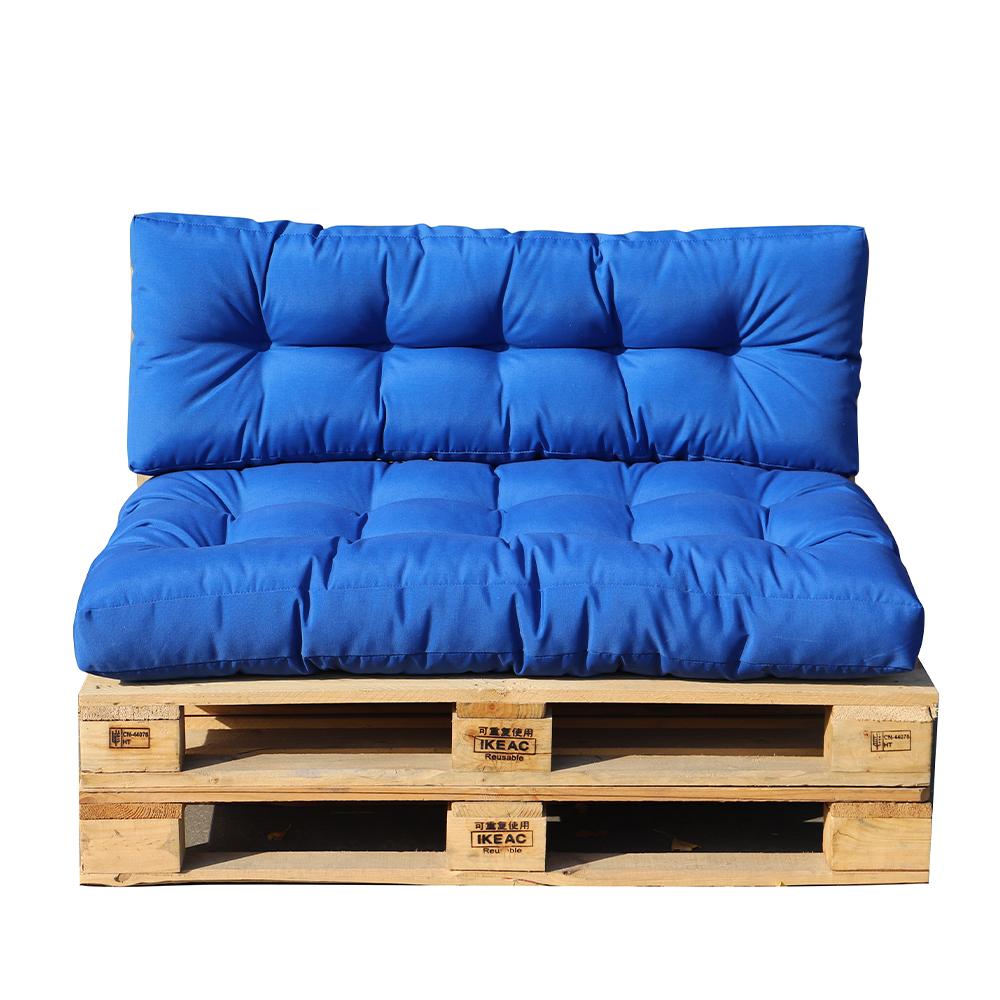 Coussin De Chaise Long BangDon Pour Extérieur – Imperméable, Avec Attaches, 120x45cm, Bleu Canard