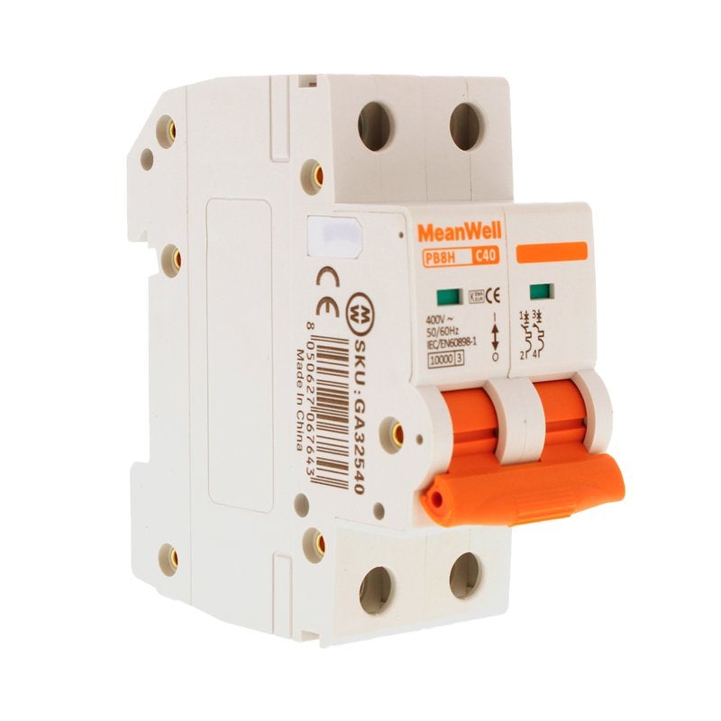 Interruttore Magnetotermico 2 Poli 20A 6kA Classe C 400V – Protezione Affidabile Per Impianti Elettrici