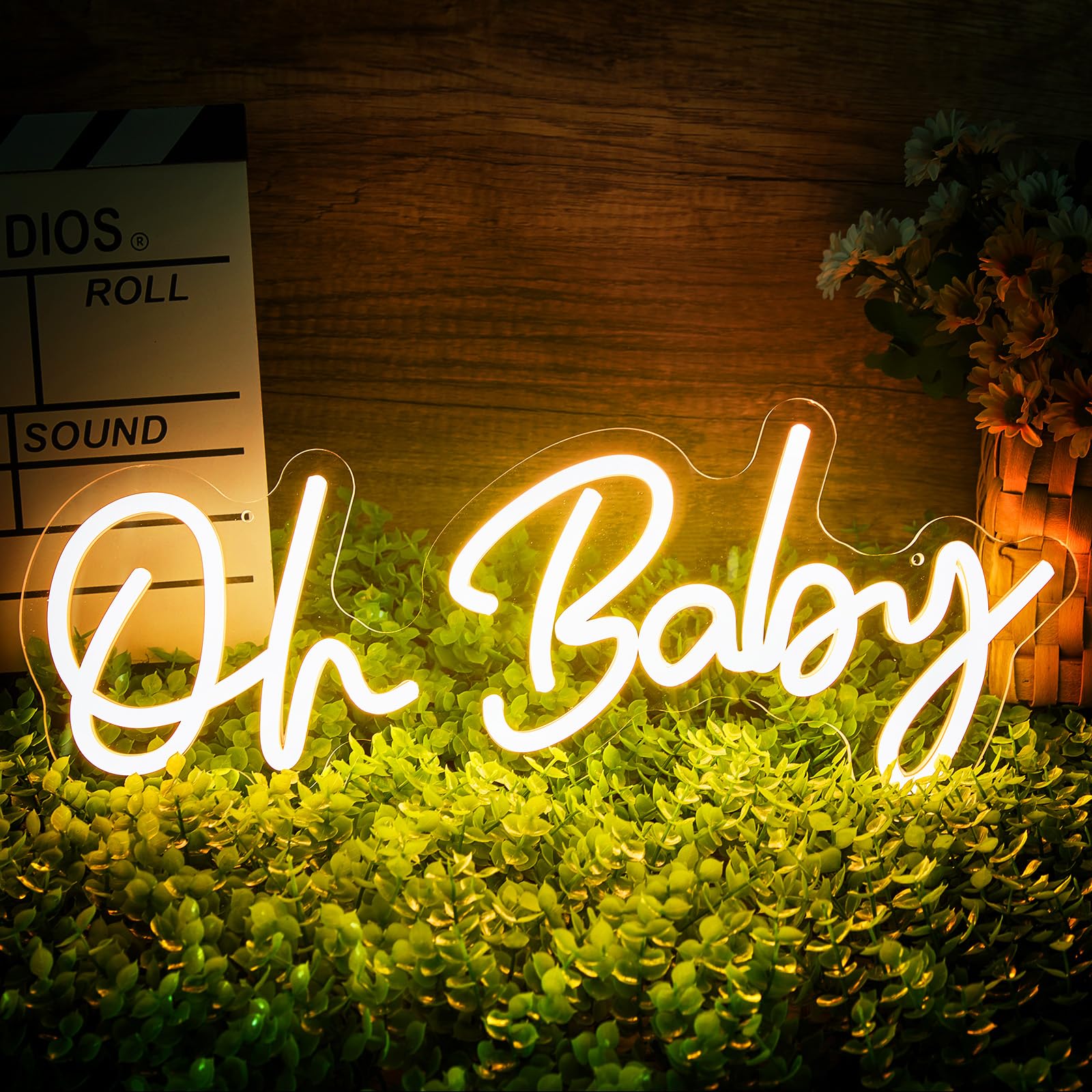 Bannière « Oh Baby » – Panneau en bois Oh Baby pour décorations de fête prénatale | Panneau en bois pour toile de fond, accessoires photo, annonces de bébé Xiaoyaoyou Bannière « Oh Baby » – Panneau en bois Oh Baby pour décorations de fête prénatale | Panneau en bois pour toile de fond, accessoires photo, annonces de bébé Xiaoyaoyou