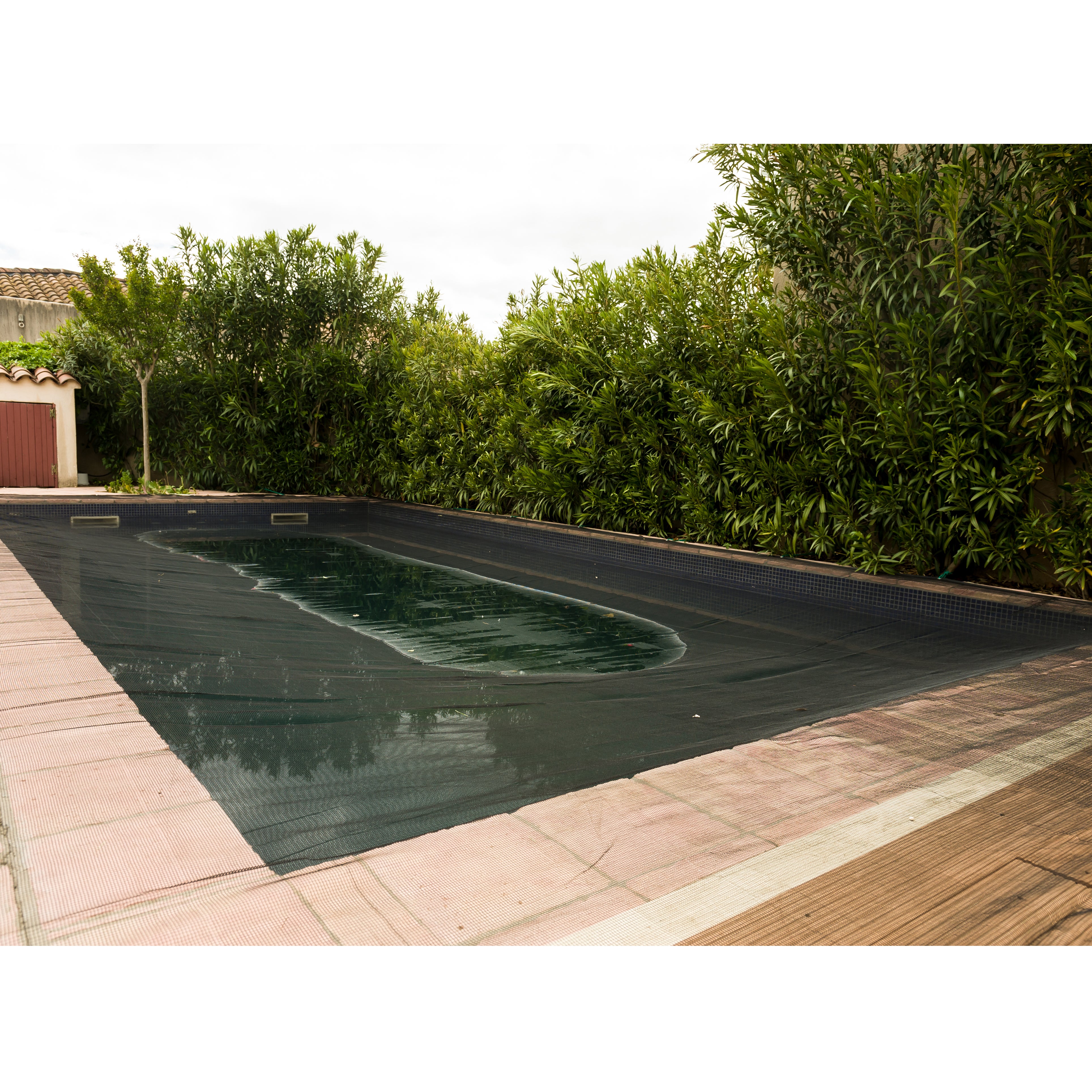 Tapis De Sol WERKA PRO Pour Piscine 110g/m² - Protection Liner 580x580cm Gris