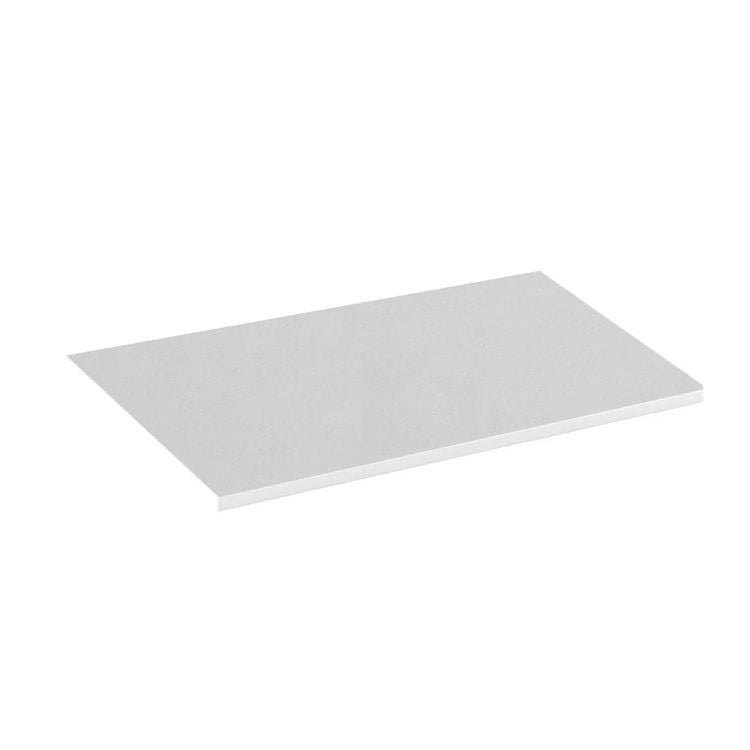 Blat łazienkowy kompaktowy 40 cm biały struktura kamienia