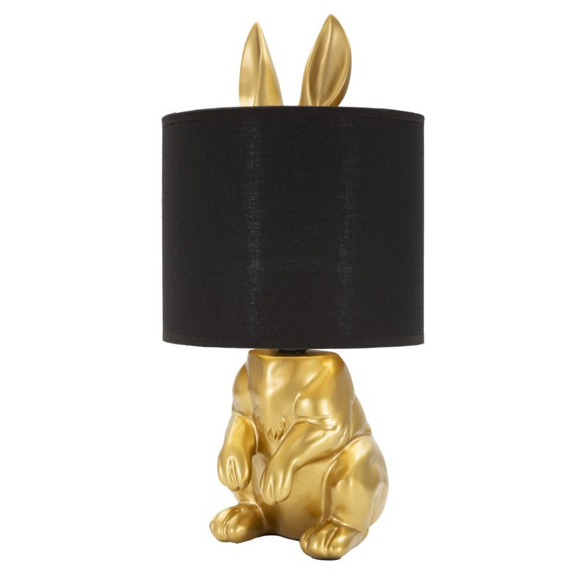 Lampa Stołowa Królik 1, Poliżywica, Czarny, Seven Design
