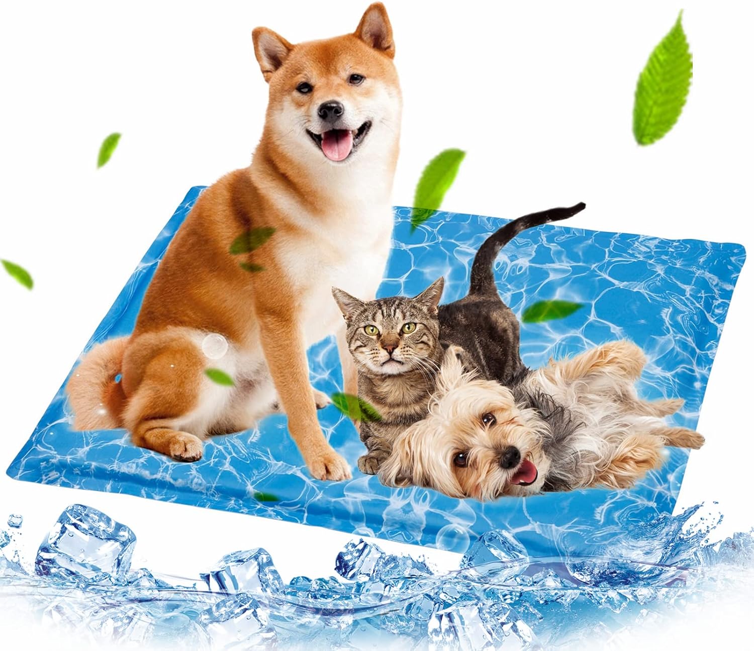 Ycozy Tappetino Gatti Lettiera Silicone 68×50cm, Impermeabili & Silicone Alimentare Tappetino