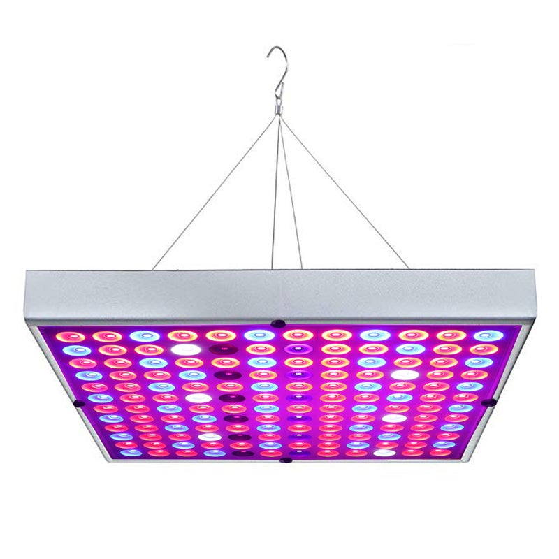 Pełnospektralna lampa LED o mocy 45 W, 144 diody LED, odpowiednia do uprawy hydroponicznej i warzyw, napięcie 85–265 V.