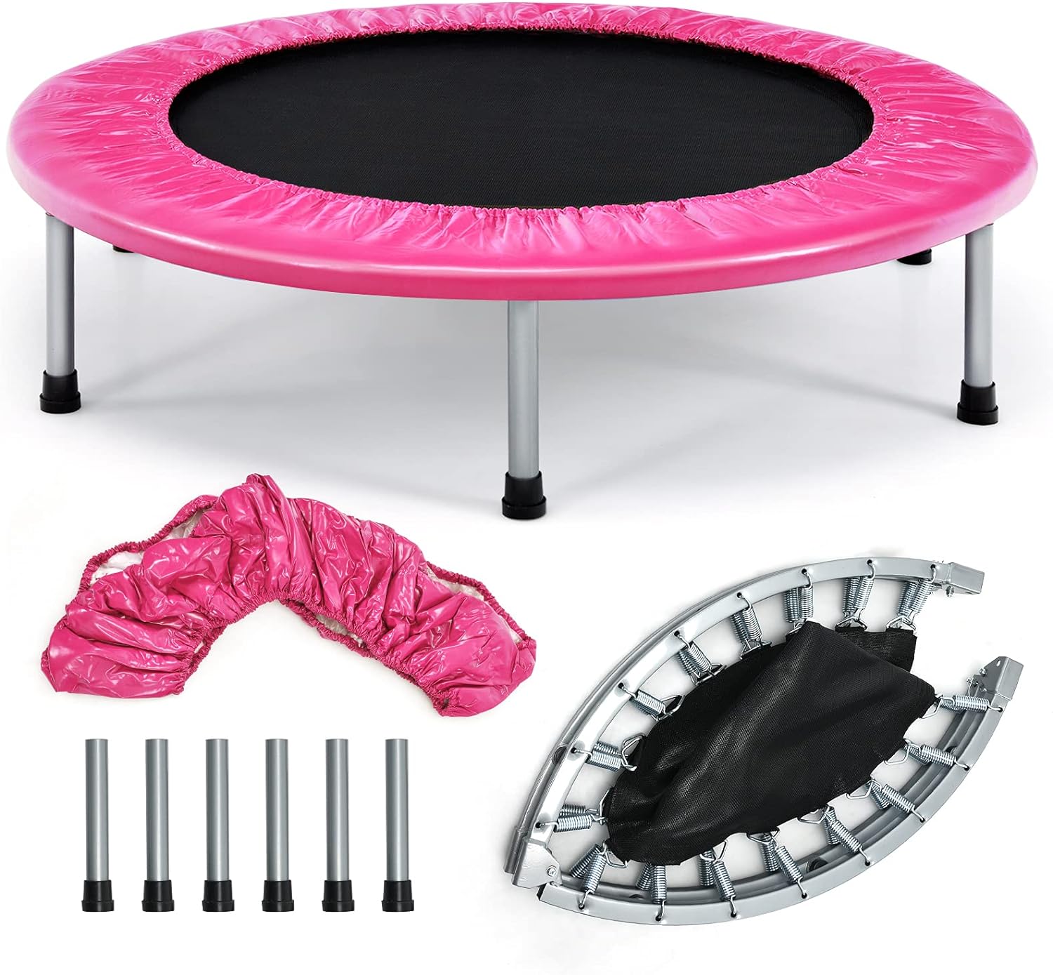 Trampoline enfants 56 x 36,SucceBuy intérieur/extérieur,mini pliable Trampoline enfants 56 x 36,SucceBuy intérieur/extérieur,mini pliable