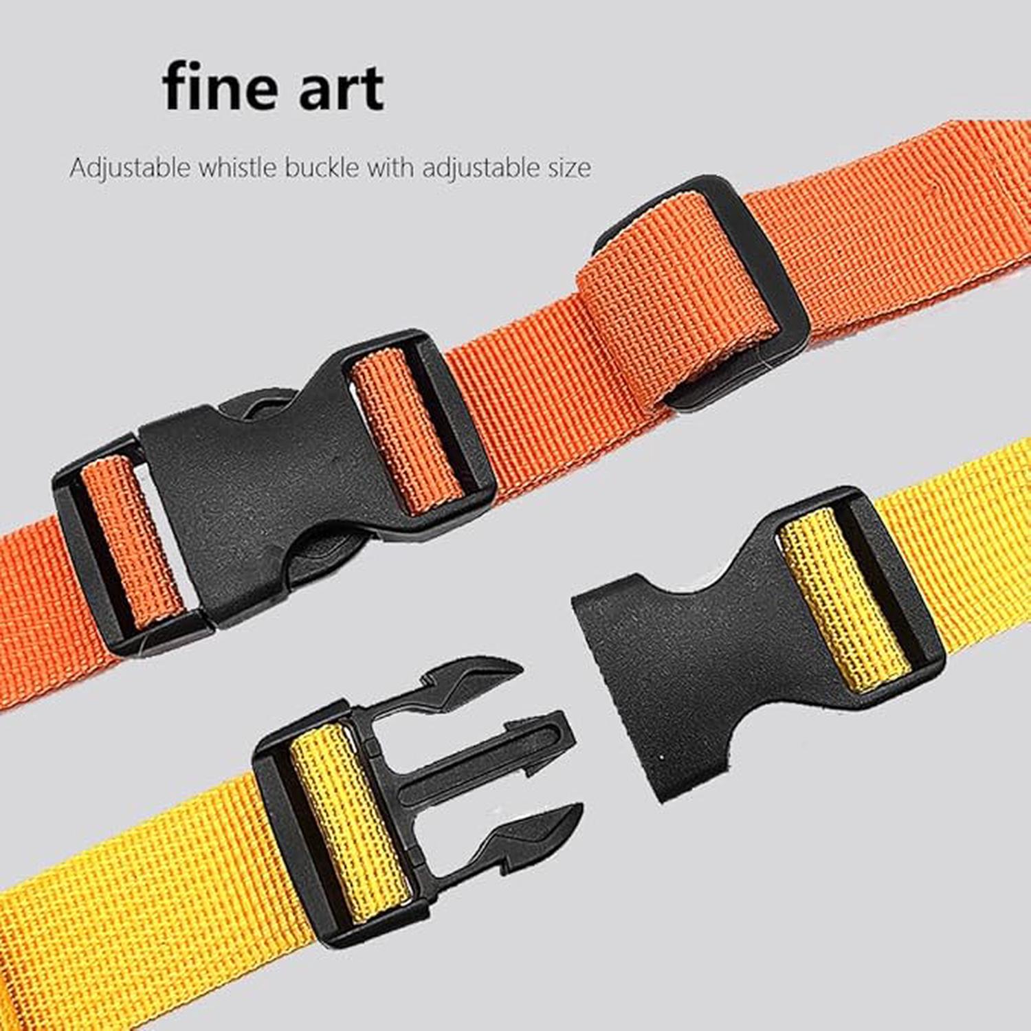 4 pezzi fibbie plastica sgancio laterale 32 mm, fibbia cintura zaino, doppia apertura laterale - 3